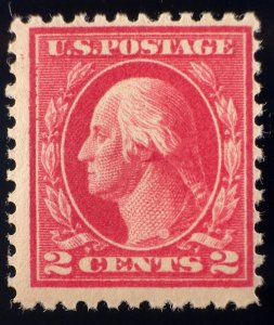 US Scott #499 Dark Rose Carmine M OG NH F