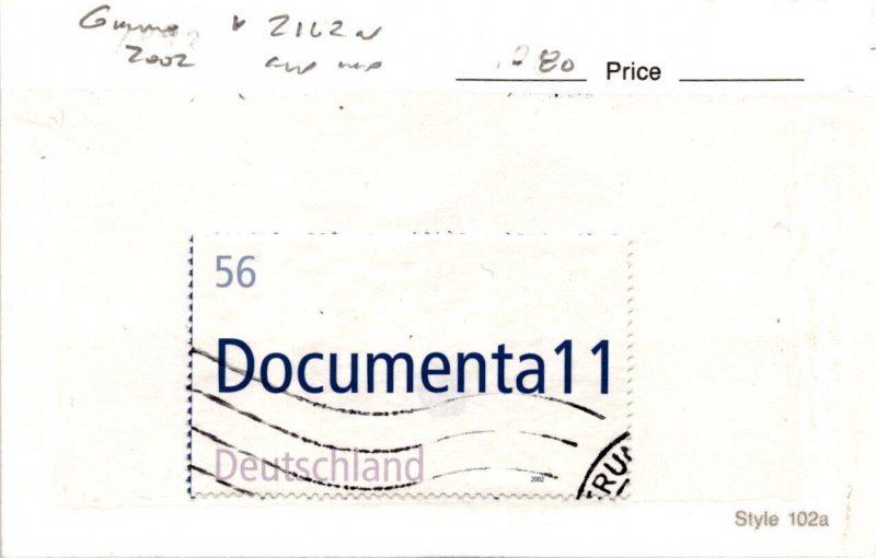 Germany, Postage Stamp, #2162a Used, 2002 Documenta Art Exp. (AB)
