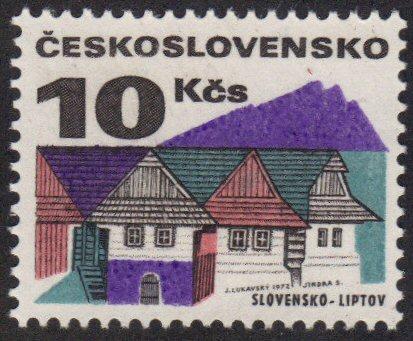 Czechoslovakia #1741 MNH 10k town