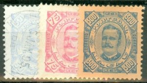 HN: Macao 46-57 most mint (50-1, 53, 56 used) CV $368; scan shows only a few