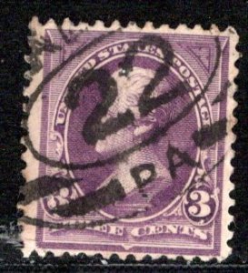 United States Scott # 253, used