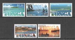 B1447 1999 Tonga Marine Life Ships Tourism Port Of Refuge #1551-5 Set Mnh