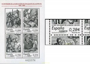 209165 MNH ESPAÑA 2005 IV CENTENARIO DE LA PUBLICACION DEL QUIJOTE