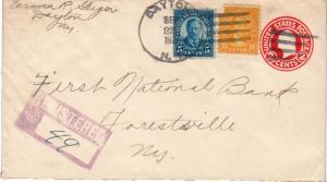 United States York Dayton 1929 4a-bar  5c Roosevelt and 10c Monroe Fourth Bur...