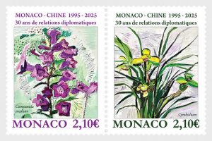 2025  Monaco Flowers Pr (Scott NA) MNH