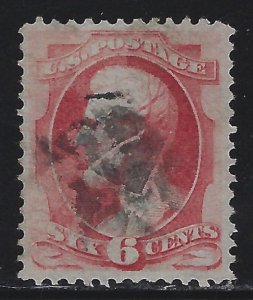 Scott #148   Lot E259  6c Lincoln  carmine  Used