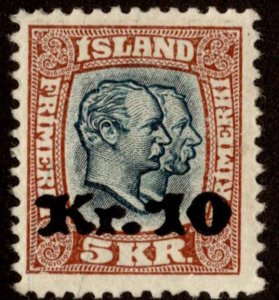 Iceland Scott 143 Mint never hinged.