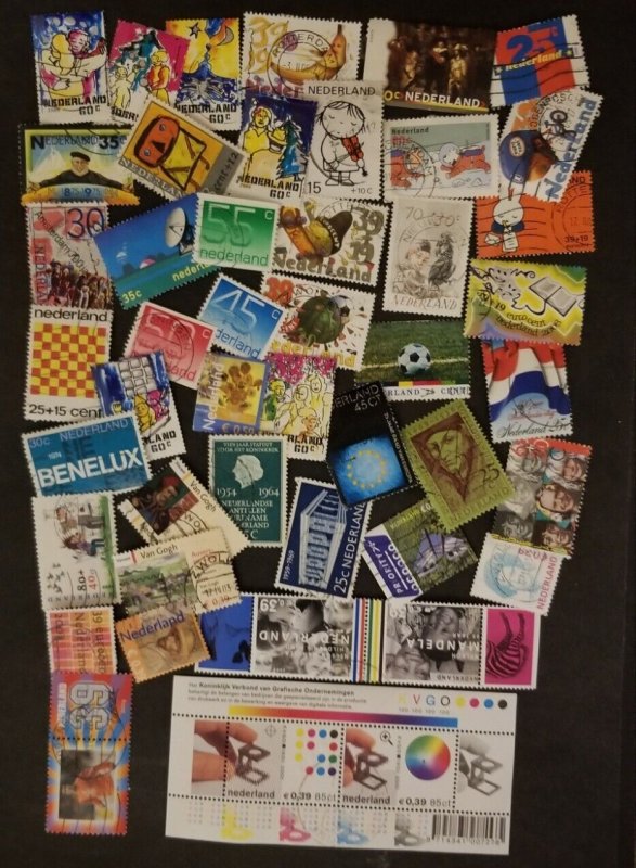 NETHERLANDS All Different Used Stamp Lot T11980