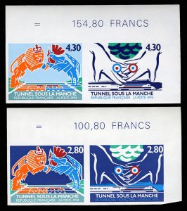 France, 1950-Present #2421-2424 (YT 2880-2883) Cat€170, 1994 Opening of the...