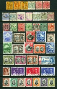 Grenada #14 / #160 1877-1951 Assorted Victoria, Edward, George Issues, M&U