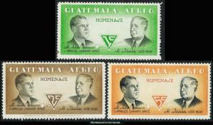 Guatemala Scott C464-C466 Mint never hinged.