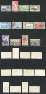 Barbados SG271/82 Set of 12 (12c m/m)