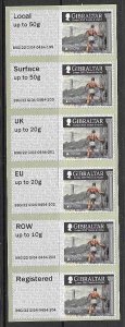 GIBRALTAR 2022 EUROPA POST & GO MNH