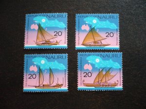Stamps - Nauru - Scott# 124-127 - Mint Never Hinged Set of 4 Stamps