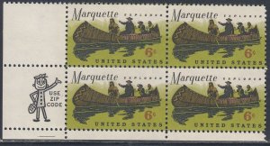 Scott 1356 MNH LL Zip Blk - Father Marquette