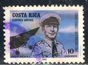 Costa Rica, 1988: Sc. # C915; O/Used Cpl. Set