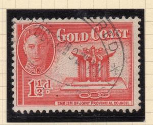 Gold Coast 1950s Early GVI Issue Fine Used 1.5c. 107717