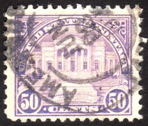 1922, US 50c, Arlington Amphitheater, Used, Sc 570,