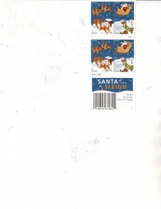 Santa Sleigh Christmas Forever US Postage Booklet of 20 stamps #4712-15 VF MNH