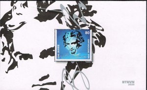Germany 2020,Sc.#3144a MNH souvenir sheet Beethoven