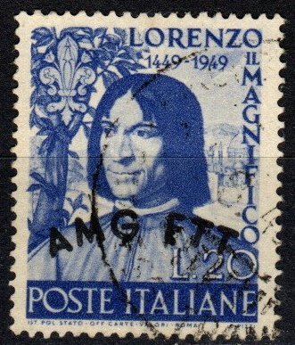 Italy Trieste #50  F-VF Used CV $8.00  (X4785)