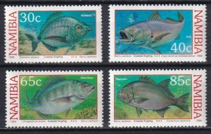 Namibia MNH 755-8 Coastal Angling Fish 1994
