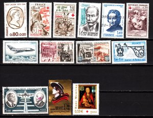 France BOB lot, 15 different