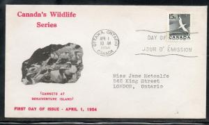 Canada #343 Wildlife FDC L13