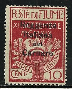 Fiume # 107, Mint Never Hinge. CV $ 20.00