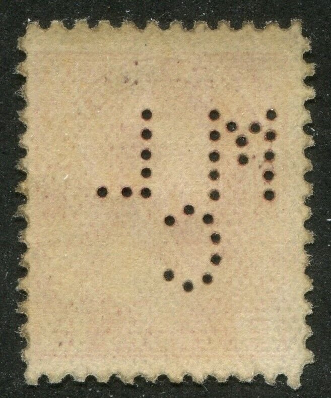 Canada #106 Mint Admiral Perfin M13