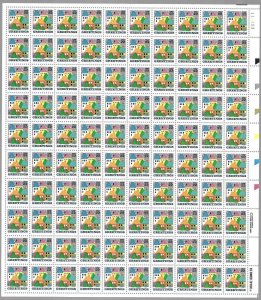 US 2245 - MNH Sheet of 100 - 22¢ Stamps.  Christmas Scene - FREE SHIPPING!!