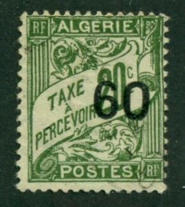 Algeria 1927 #J18 U SCV (2024) = $0.80