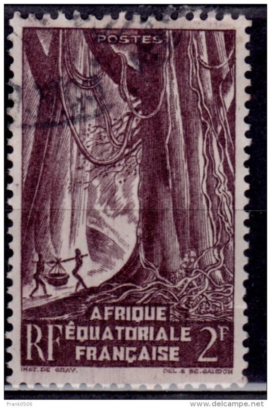 Afrique Equatoriale Francaise AEF, 1951, 2f, used