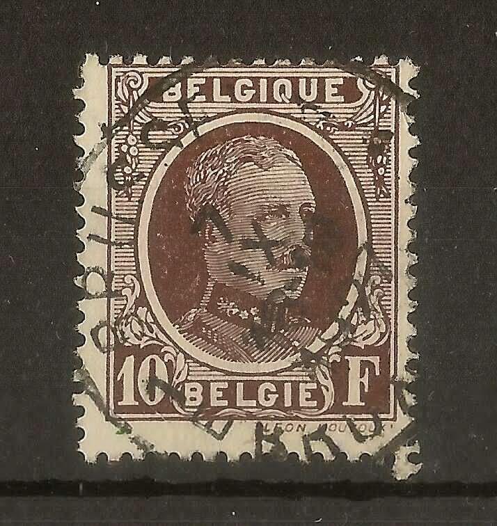 Belgium 1927 10fr SG373 Fine Used Cat£14