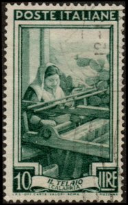 Italy 554 - Used - 10L Weaver (1950)