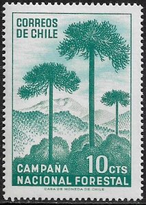 Chile #363 MNH Stamp - Trees and Mountains
