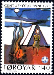 Faroe Islands Scott 41 MNH complete set 