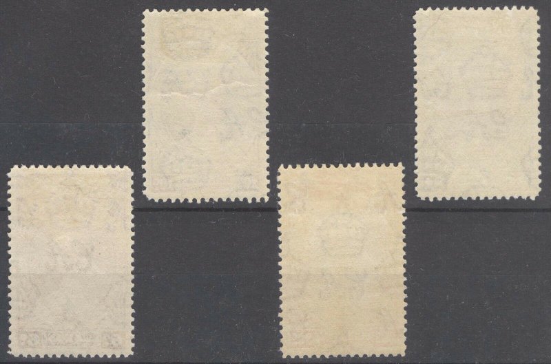 Malaya Kelantan 1937 6c,10c,30c&$1 Ismail SG44-52 Sc33-41 LMM/MLH Cat£165($206)