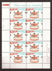 1997 Netherlands - Sc 961 - MNH VF - Mini Sheet - Birthday cake