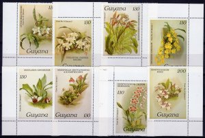 Guyana 1985 SG#1518/1533 ORCHIDS Centenary of Sanders Reichenbachia (16) MNH