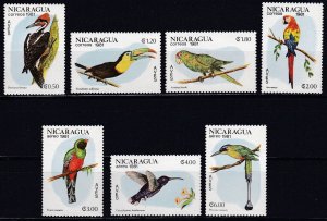 Nicaragua, Fauna, Birds MNH / 1981