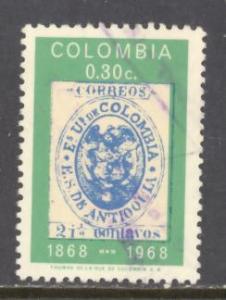 Colombia Sc # 784 used