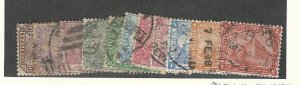 Egypt, Postage Stamp, #29-39 Used, 1879-1902 Pyramid, Sphinx