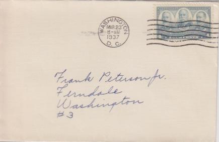 #793 Sampson, Dewey, Schley 4 Cent First Day Cover w/o cache