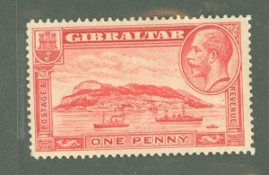 Gibraltar #96a Unused Single