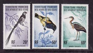 Afars & Issas-Sc#413,415-16-unused NH og -Birds-1993-