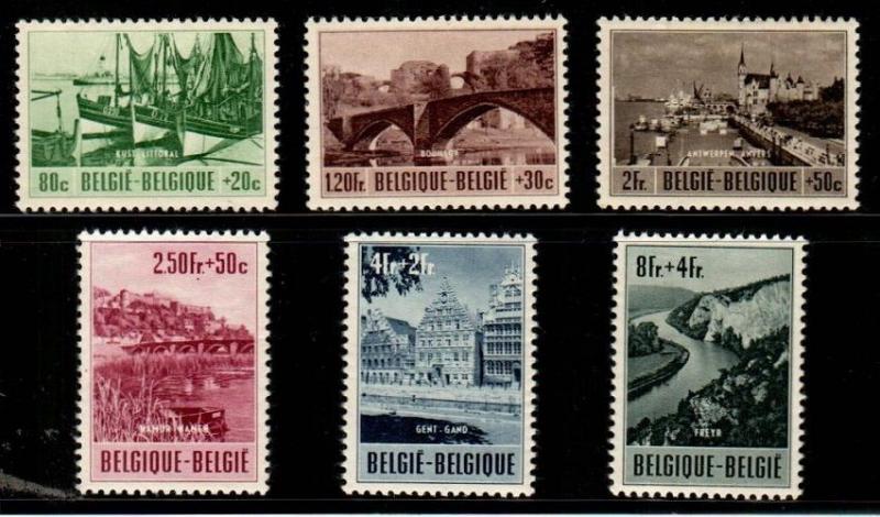 Belgium Scott B538-43 Mint NH (Catalog Value $90.00)