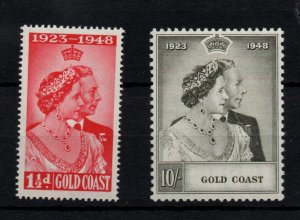Gold Coast 1948 Silver Wedding set unmounted mint WS43088