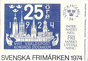 Sweden, complete folder with MNH stamps, year set 1974