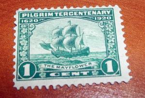 Scott #548 Pilgrim issue